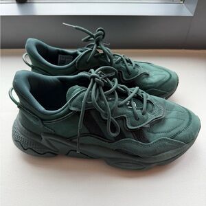 adidas Women's Dark Green Chunky Runner Sneakers